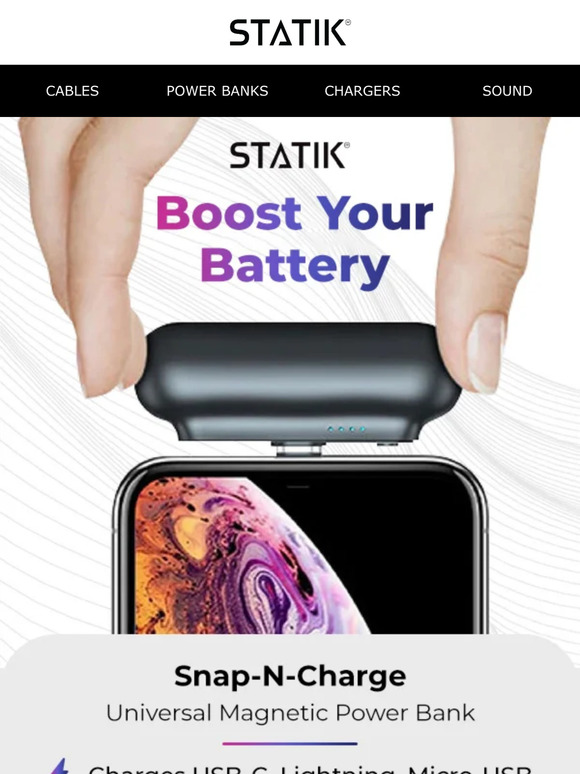 Statik: Tiniest power bank in the world 🌍 | Milled