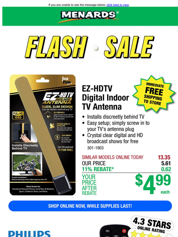 Menards LED Rechargeable Tactical Handheld Flashlight UNDER 5! Milled