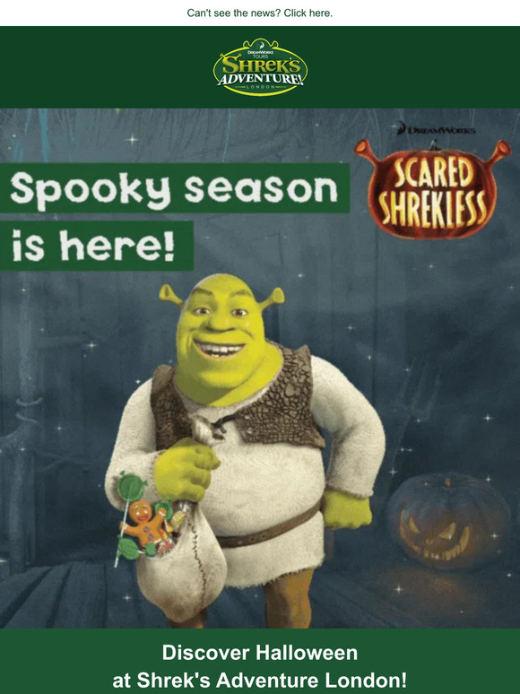 Shreks Adventure Scared Shrekless This Halloween Join Shrek For