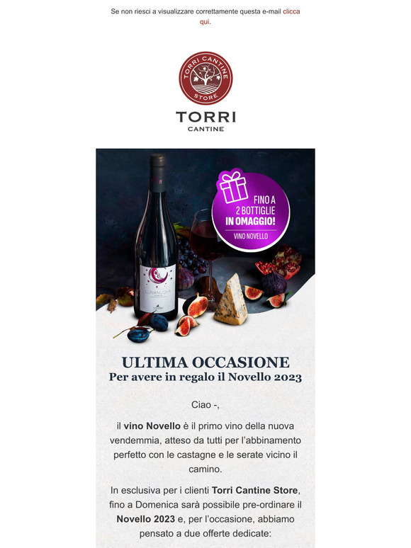 Promo selezione 4x Bag in Box da 2,25L - Torri Cantine Store IT