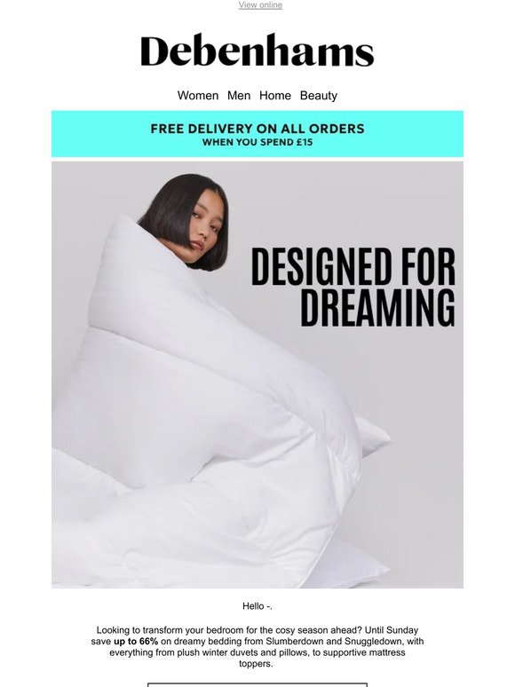 Bring your dream bedroom to life — + FREE delivery