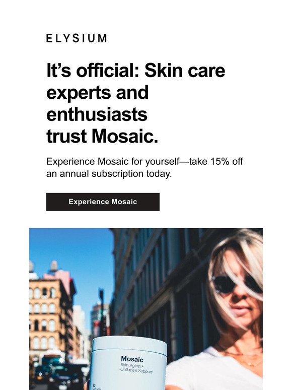 Have you heard what skin care experts and enthusiasts are saying about Mosaic?