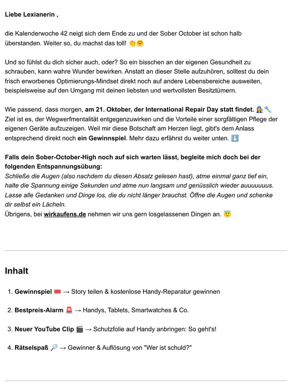 Ich kümmere mich um dich & dein Handy 💆‍♀️ Milled