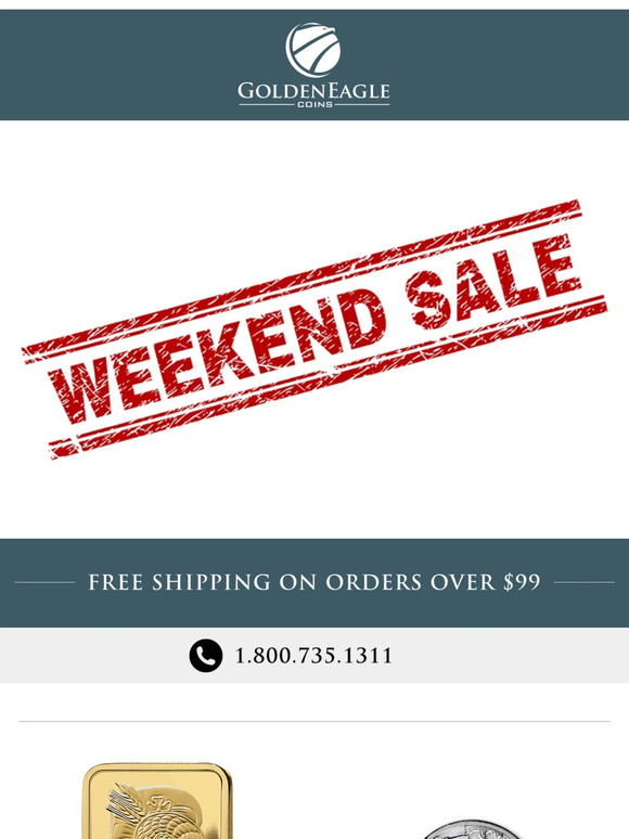 Golden Eagle Coins Fort Meade Road Laurel Md Golden Eagle Coins: Weekend Sale! Pamp 5oz Suisse Gold Bars & 1/10oz