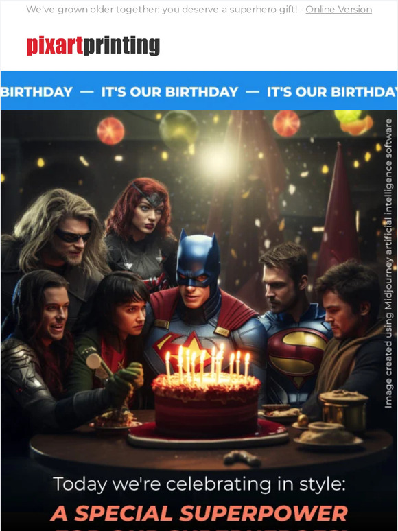 Pixartprinting Up to 50 off the whole catalogue celebrate our