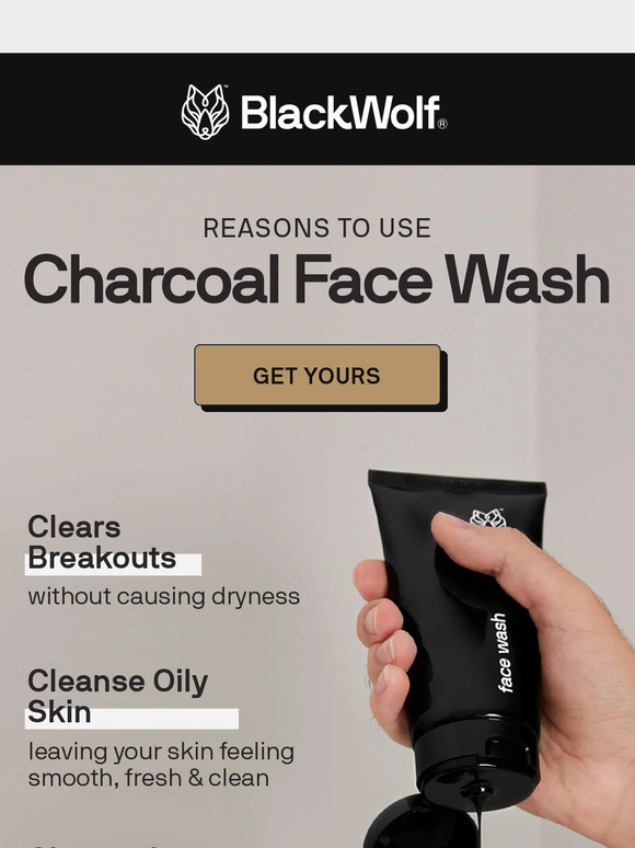 Black Wolf Nation Mud, Sweat, and Charcoal The Perfect Facewash for