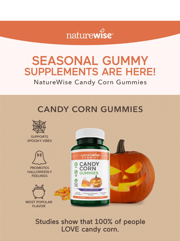 NatureWise Candy Corn Gummies Are Here! Milled
