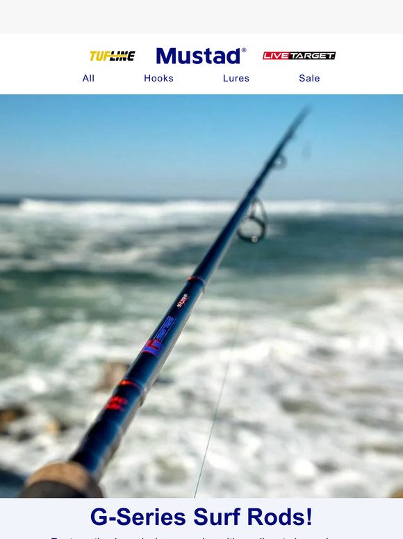 G-Series Surf Rods from Mustad Rodworks!