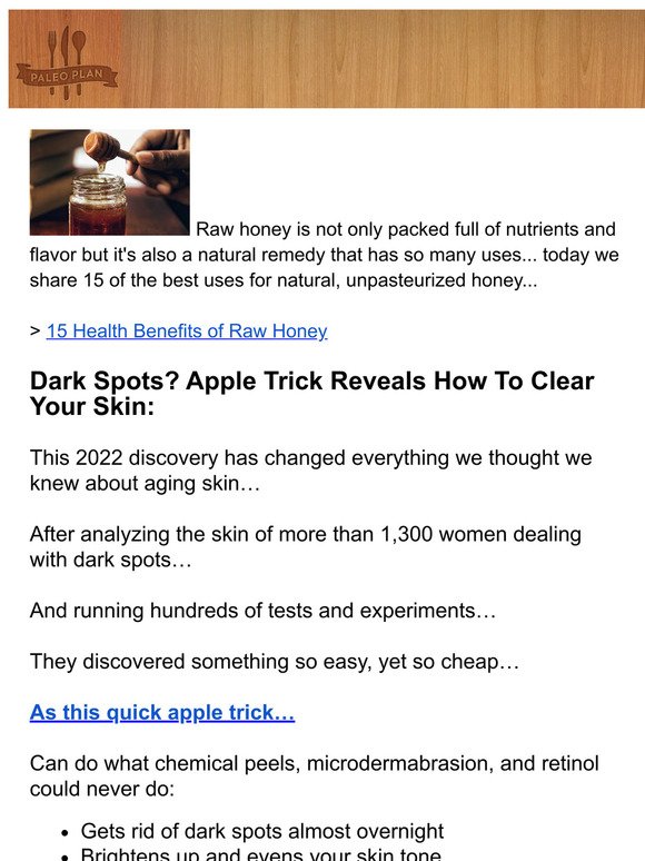 Rub HONEY on your face (here’s why)