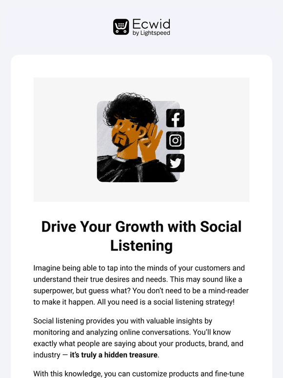 👂Find Out What Consumers Are Saying About Your Brand