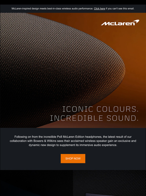 Introducing the Bowers & Wilkins Zeppelin McLaren Edition