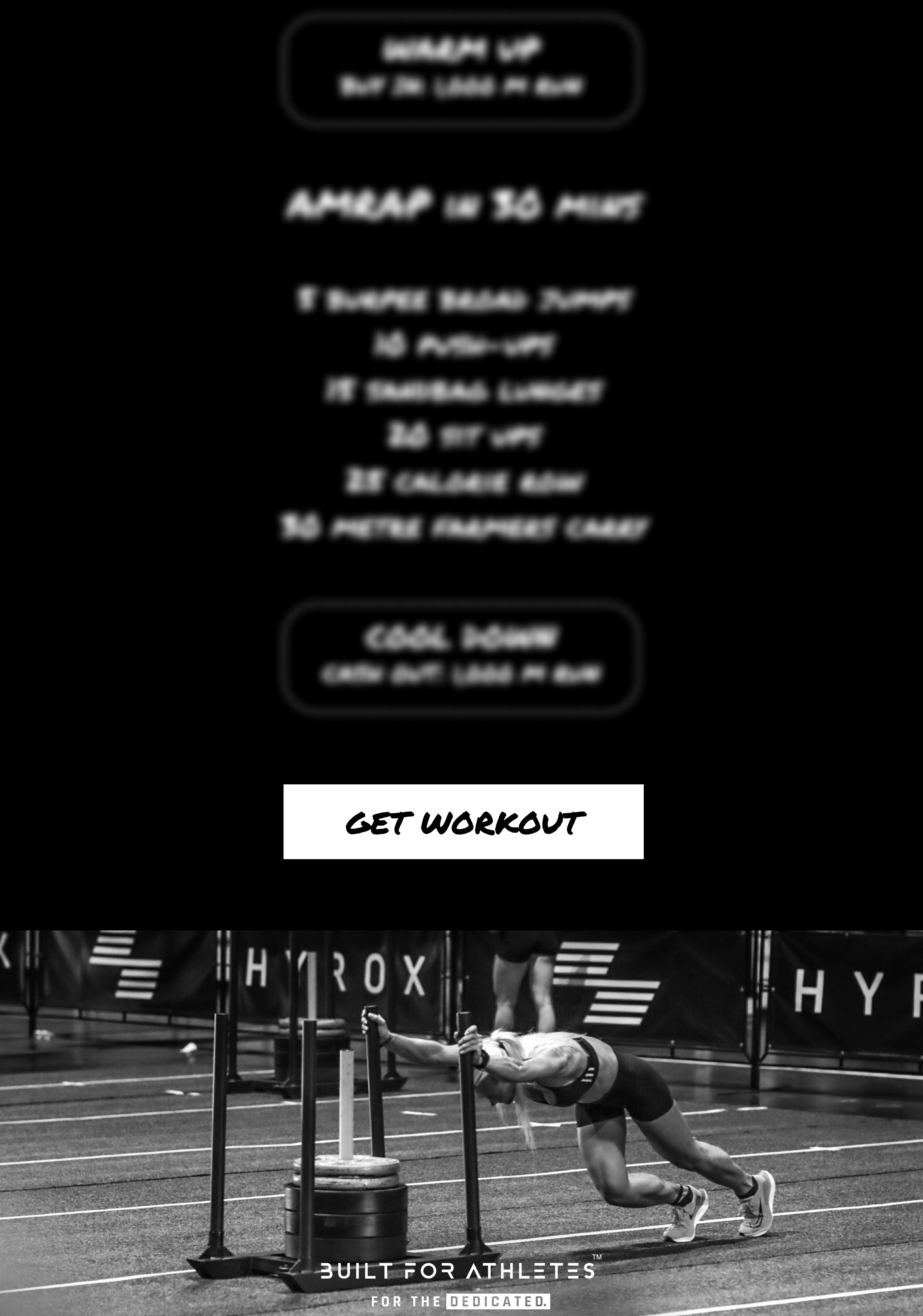 Built for Athletes: Challenge yourself with our HYROX themed workout of ...