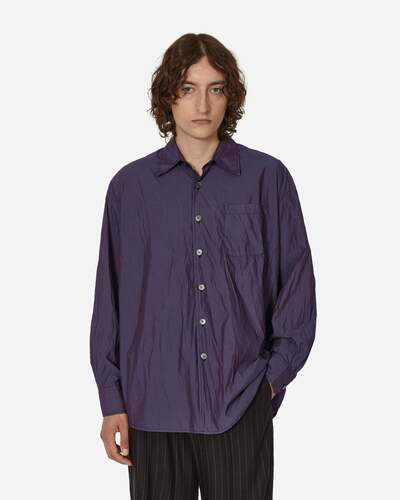 Blackcurrant Parachute Poplin Borrowed Shirt Purple