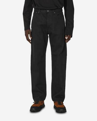 Recycled Cotton 5 Pocket Denim Pants Black