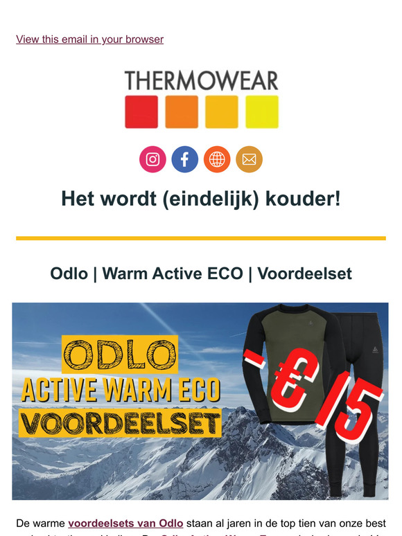 De populairste thermokleding is weer op voorraad! 🎉