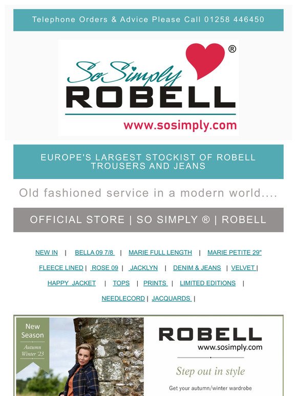 💚🧡 Step out in style | ROBELL ® | Official Site