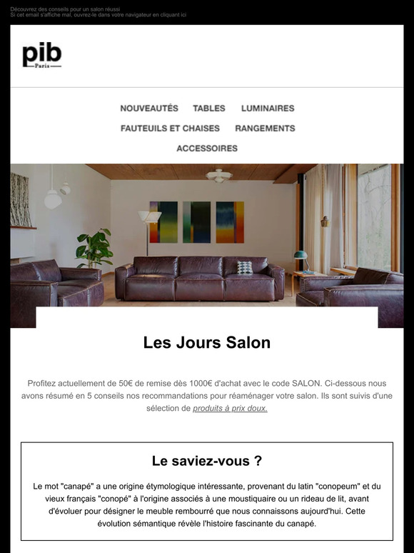 Les Jours Salon : la pièce principale de votre maison est à l'honneur