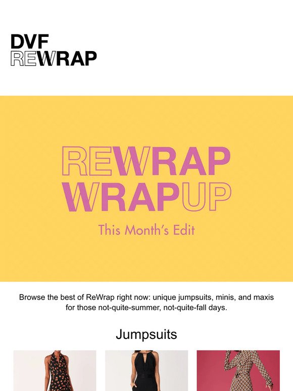 The ReWrap Edit: October