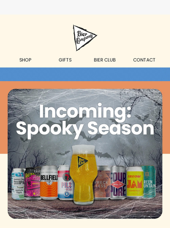 Incoming: Spooky Season 🎃