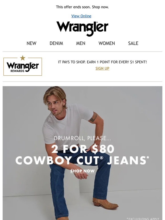 Our most popular styles are now 2 for $80