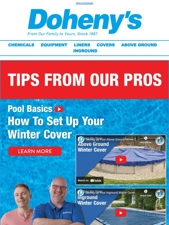 Learn How to Set Up Your Winter Cover: Watch Our Video Guide!