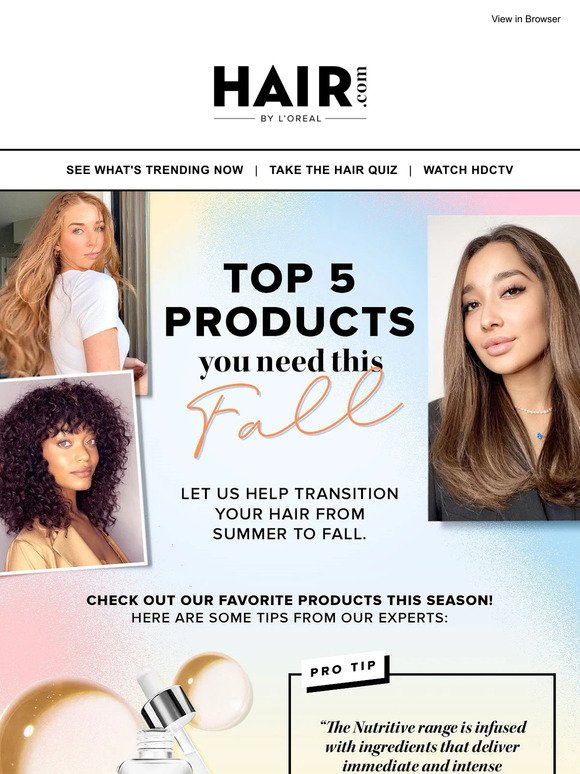 5 Hair Products You Need This Season🍂