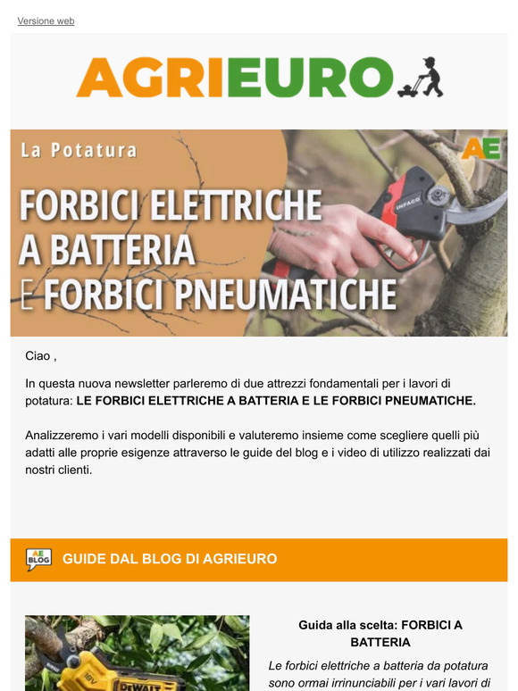 Motosega - Scegli tra 284 modelli - Offerte AgriEuro