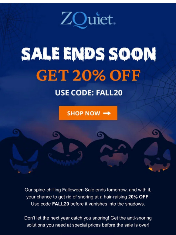 ⏰ Last Chance! Falloween Sale Ends Tomorrow ⏰