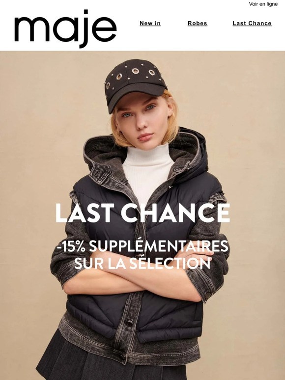 -15% supplémentaires | Dernières heures