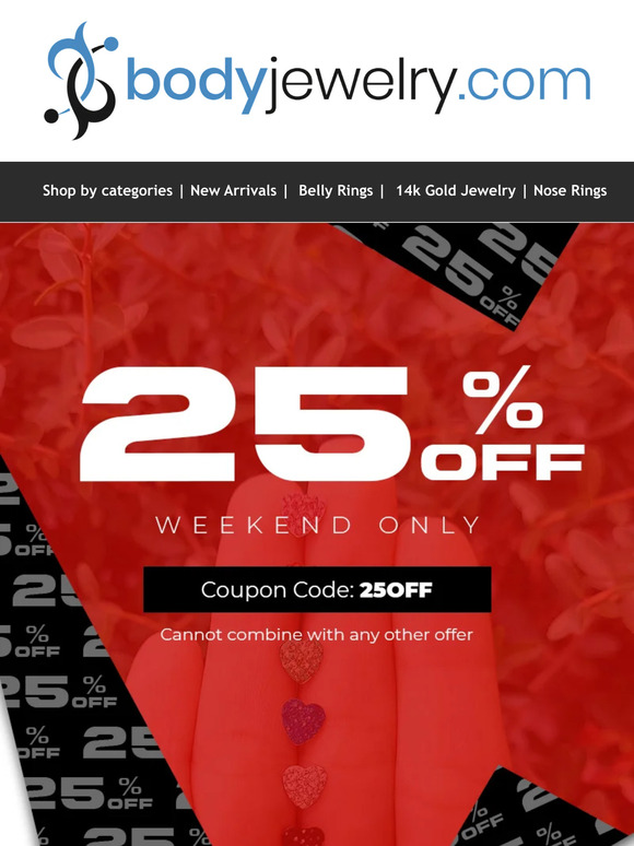 End tonight - 25% OFF all orders 🔥