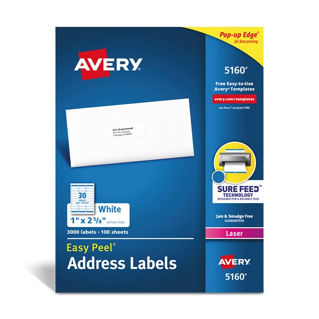 Up to 30% off select Avery® labels.