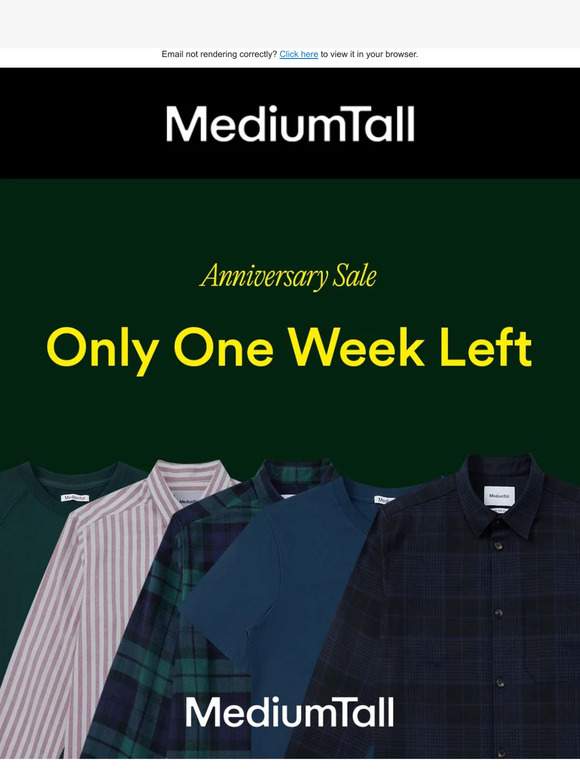 Only one week left of the Sale 🔥