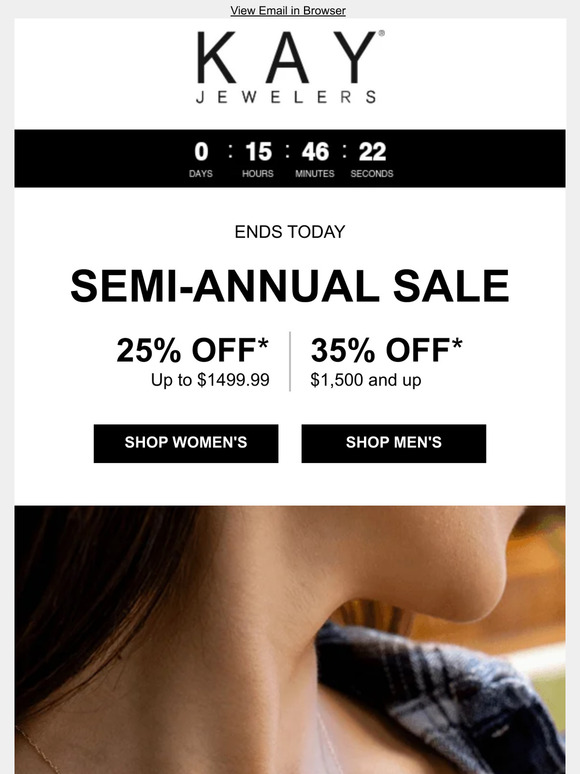 FINAL DAY for Fall Semi-Annual Sale!