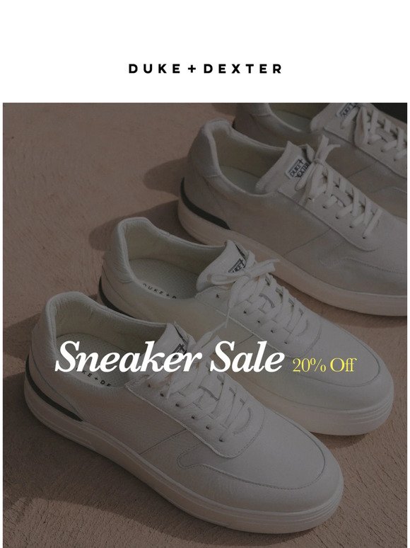20% Off All Sneakers