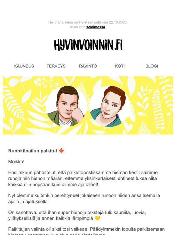 Runokilpailun palkitut 🍁