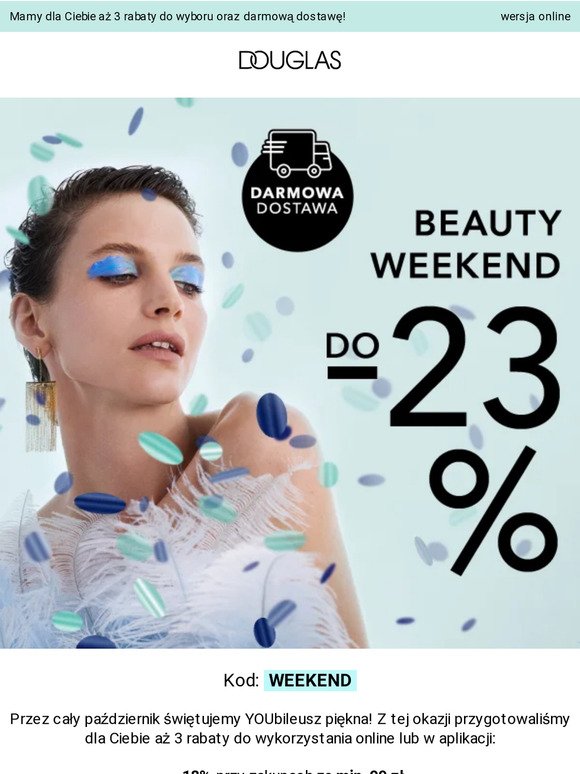 Czas na... Beauty Weekend aż do -23% 🤍