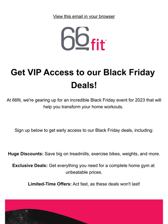 Unlock Black Friday Fitness Savings!