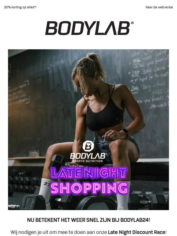 Let op, we starten met late night shopping!