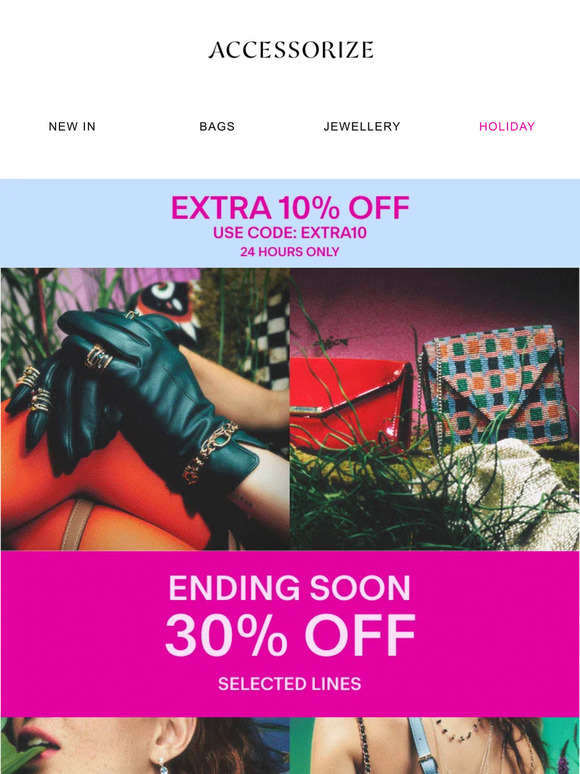 Hurry, 30% off selected lines ends Monday!