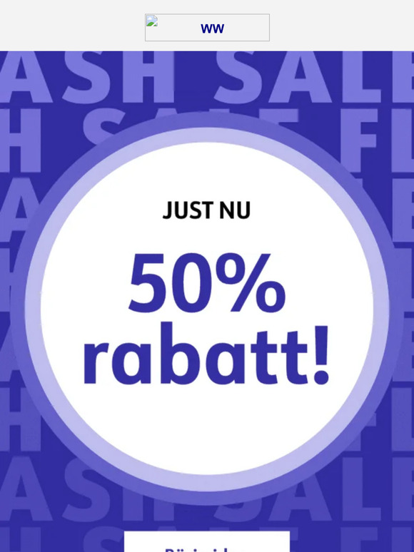 Just nu - 50% rabatt!