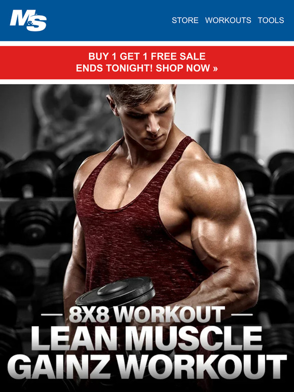 Muscle & Strength: 8x8 Workout: Lean Muscle Gainz Workout | Milled