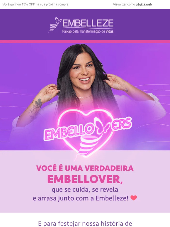 Embellover, seu cupom acabou de chegar!