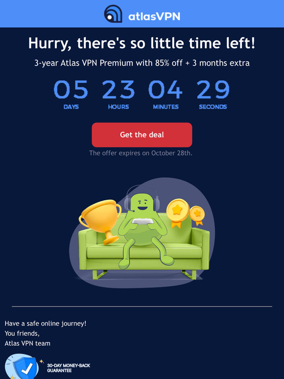 Hurry, there's so little time left!