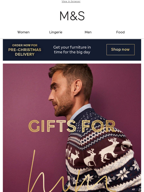 Marks and Spencer The ultimate gift guide has arrived Milled