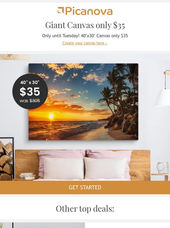 OMG! Giant Canvas only $35