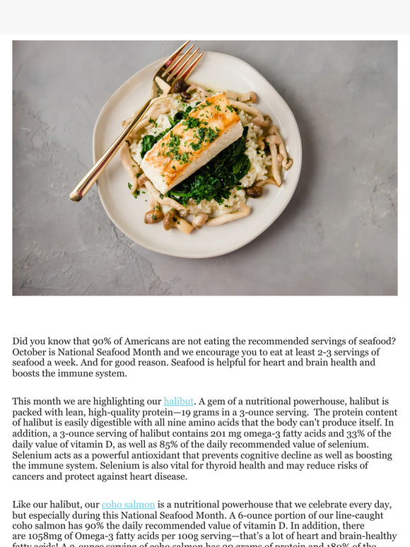 Alaska Gold Seafood A few reasons to celebrate seafood and our halibut