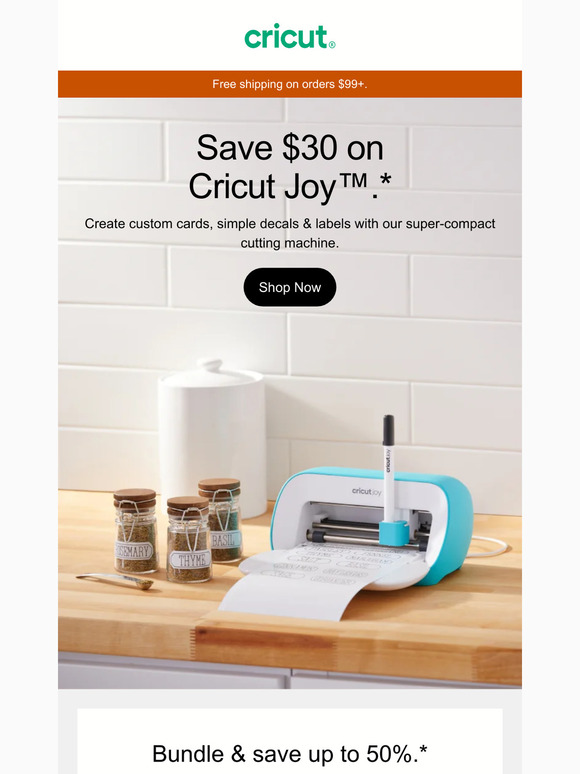 Cricut Take 30 off Cricut Joy™.* 🥰 Milled