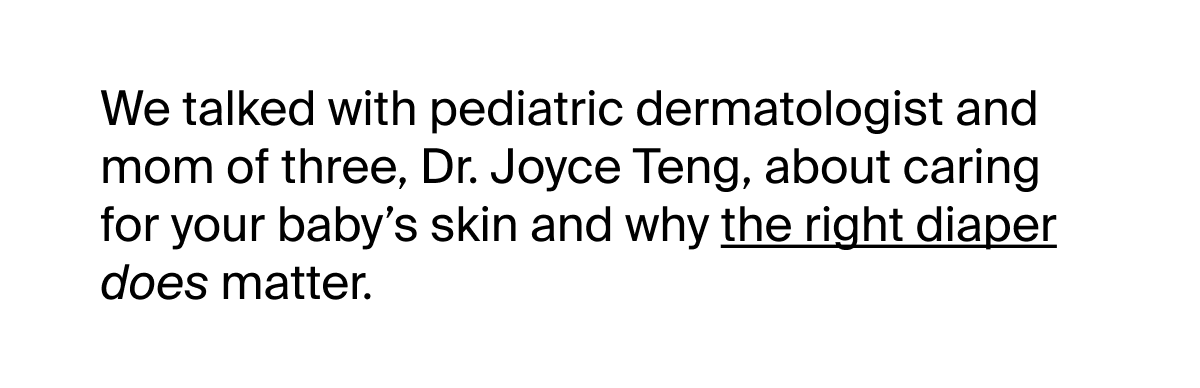 Why the right diaper does matter.
