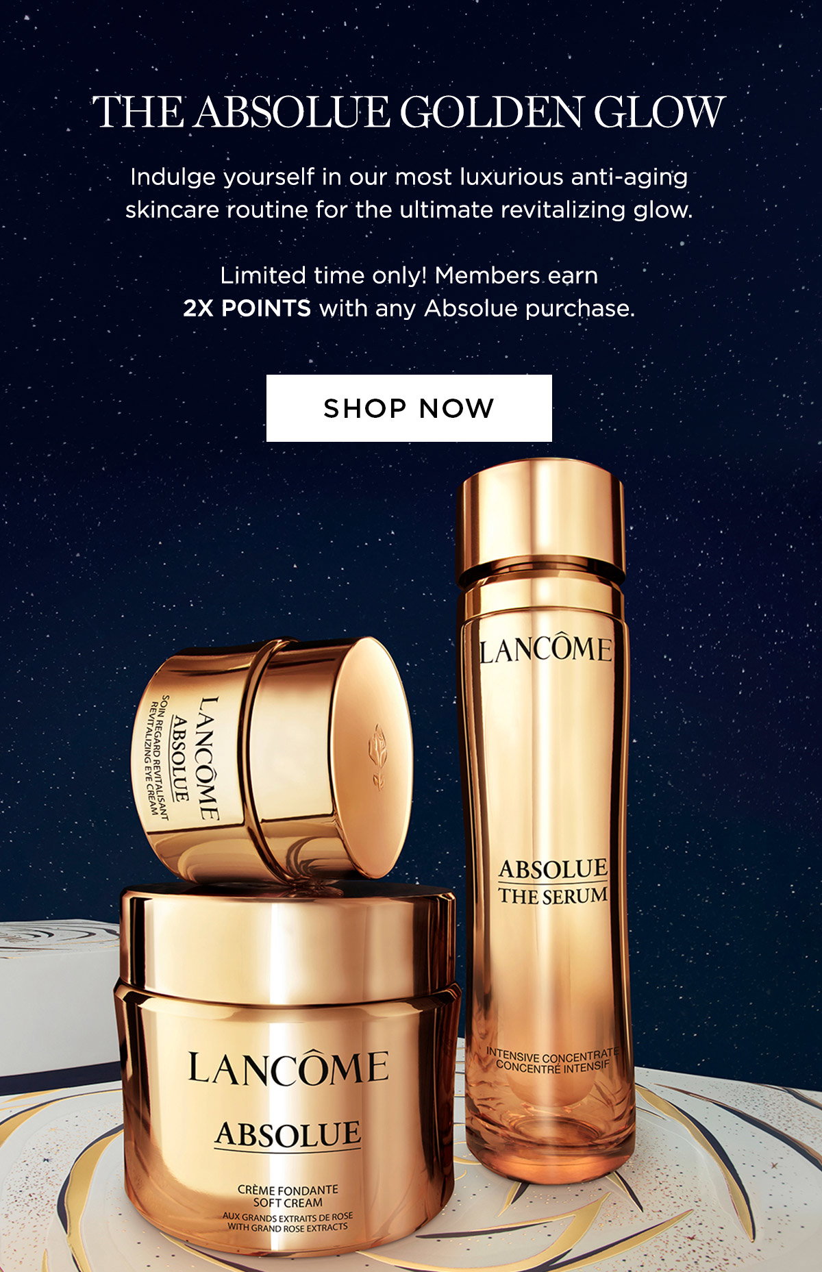 The absolue golden glow