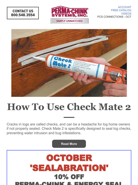 Perma-Chink Check Mate 2 Check Sealant